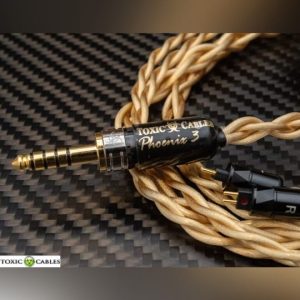英國 Toxic Cables - Phoenix V3 頂級入耳式耳機升級線 | 21awg Litz OCC Cryo Gold plated silver